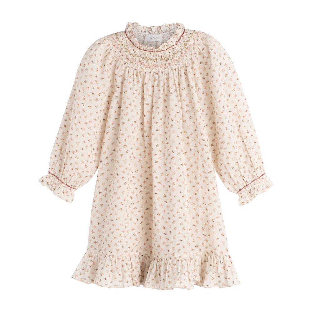 Doen Children’s Clea dress in cream parc monceau